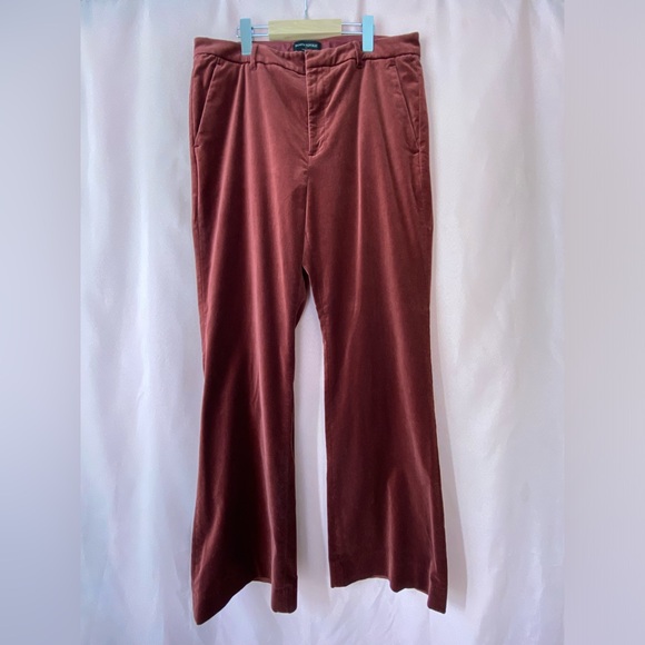 BANANA REPUBLIC VELVET BOOTCUT PANTS - Picture 1 of 3